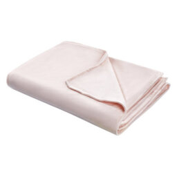Beliani Weighted Blanket Cover 800 Rhea 120 X 180 Cm Pastel Pink - thumbnail 1
