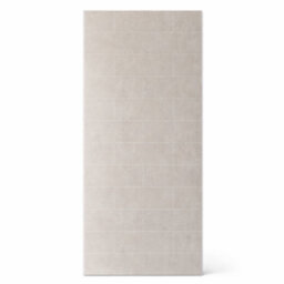 Ener-J Britwall Pvc Shower Panels Pack Of 3 Light Grey Brick Waterproof Bathroom Wall Cladding 2400X1000X10mm Matt Finish - thumbnail 3