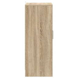 Vidaxl Shoe Cabinet Sonoma Oak 60X35X92 Cm Engineered Wood - thumbnail 6