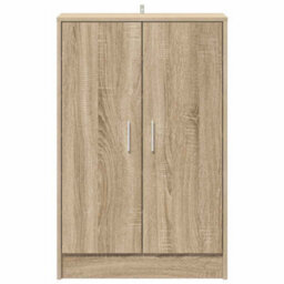 Vidaxl Shoe Cabinet Sonoma Oak 60X35X92 Cm Engineered Wood - thumbnail 4