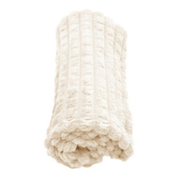 Thehotsale Easy Clean Warmful Comfortable Thickened Reversible Checkered Pattern Throw Blanket Beige 200Cm W X 150Cm D - thumbnail 5