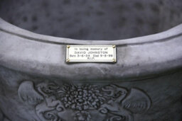 Pair Of Lion Head Design Stone Vases And Planter Troughs - thumbnail 4