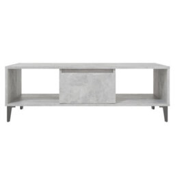 Berkfield Industrial Coffee Table Concrete Grey 103.5X60X35 Cm Engineered Wood - thumbnail 5