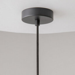 Luminosa Lighting Luminosa Cambio Modern Pendant Ceiling Light Black 1Xe27 Terracotta Shade - thumbnail 5