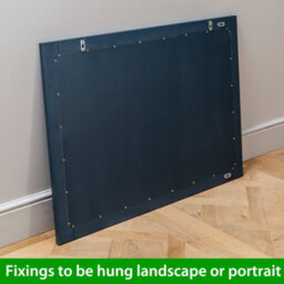 The Furniture Market Westbury Blue Painted Large Wall Mirror Solid Pine Frame - H 1080 X W 780 X D 20mm - thumbnail 6