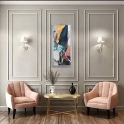 "AK Frames 30X16"" Silver Poster Frame - Modern Picture Frame For Wall Art, Prints And Photos - Durable And Stylish Display Frame" - thumbnail 4