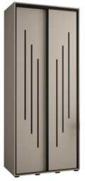Arte Elegant Dakota Viii Sliding Door Wardrobe 1200mm - Compact Storage With Hanging Rails, And Shelves H2350mm D600mm - thumbnail 1
