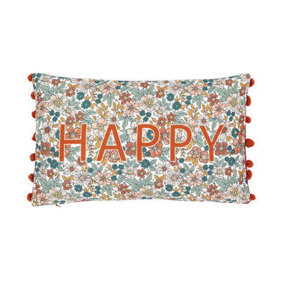 Gallery™ Multicoloured Floral Indoor Cushion, (L)30Cm X (W)50Cm - image 1