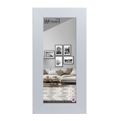 "AK Frames 15X5"" Silver Poster Frame - Modern Picture Frame For Wall Art, Prints And Photos - Durable And Stylish Display Frame" - image 1