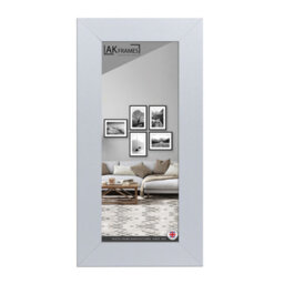 "AK Frames 15X5"" Silver Poster Frame - Modern Picture Frame For Wall Art, Prints And Photos - Durable And Stylish Display Frame" - thumbnail 1