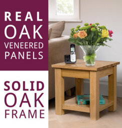 Hallowood Furniture Waverly Oak Lamp Table - thumbnail 4