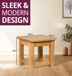 Hallowood Furniture Waverly Oak Lamp Table - thumbnail 3