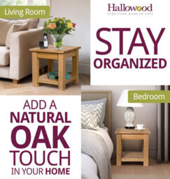 Hallowood Furniture Waverly Oak Lamp Table - thumbnail 7