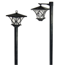 "Taylor & Brown 1 Pack 59"" Solar Hanging Lamp Vintage Waterproof Outdoor Solar Post Light For Garden, Pathway, Driveway" - thumbnail 9
