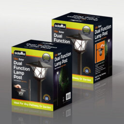 "Taylor & Brown 1 Pack 59"" Solar Hanging Lamp Vintage Waterproof Outdoor Solar Post Light For Garden, Pathway, Driveway" - thumbnail 7