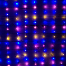 Samuel Alexander 240 Led 2M X 1.5M Curtain Indoor Outdoor Multifunction Christmas Lights With Timer In Rainbow - thumbnail 7
