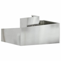 Berkfield Garden Planter Silver 80 X 80 X 50 Cm Galvanised Steel - thumbnail 7