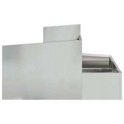 Berkfield Garden Planter Silver 80 X 80 X 50 Cm Galvanised Steel - thumbnail 6