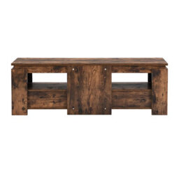 Furniture in Fashion Portland Wooden Tv Stand With 2 Drawers In Rustic Oak - thumbnail 4
