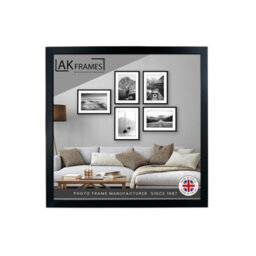"AK Frames Sleek 22X22"" Black Thin Modern Picture Frame - Slim And Design For Posters, Prints And Photos - Elegant Wall Frame Decor" - thumbnail 1