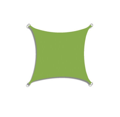 Green 2X4M Rectangular Oxford Shade Sail 95% Uv Protection Waterproof - image 1