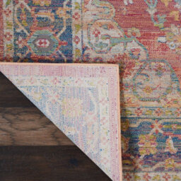 Multi Traditional Persian Easy To Clean Floral Rug For Bedroom Dining Room Living Room -160Cm X 229Cm - thumbnail 9