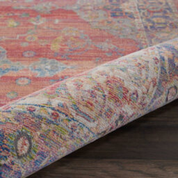 Multi Traditional Persian Easy To Clean Floral Rug For Bedroom Dining Room Living Room -160Cm X 229Cm - thumbnail 8