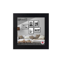 "AK Frames 7X7"" Matte Black Poster Frame - Modern Picture Frame For Wall Art, Prints And Photos - Durable And Stylish Display Frame" - thumbnail 1