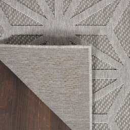 Nourison Outdoor Cozumel Czm01 Light Grey Rug-122Cm X 183Cm - thumbnail 5