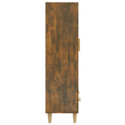 Vidaxl Highboard Smoked Oak 70X31X115 Cm Engineered Wood - thumbnail 7