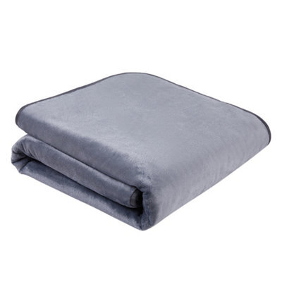 Living And Home Grey Waterproof Pets Blanket For Bed, Sofa 120X100Cm - image 1