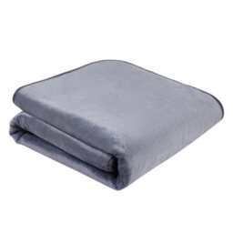 Living And Home Grey Waterproof Pets Blanket For Bed, Sofa 120X100Cm - thumbnail 1