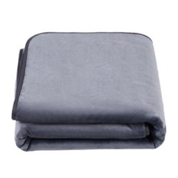 Living And Home Grey Waterproof Pets Blanket For Bed, Sofa 120X100Cm - thumbnail 2