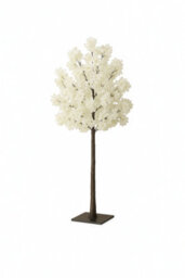 Sandra Chaircovers Wedding General 120Cm Ivory Artificial Wisteria Cherry Bloom Tree, Single Tabletop Centrepiece, Polyurethane Base - thumbnail 2