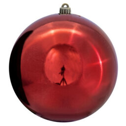 Christmas Tree World 25Cm Red Bauble Set Shiny/matte (4 Pc) - thumbnail 5