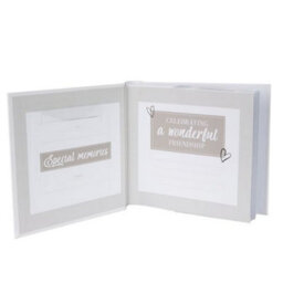 Happy Homewares Modern Friends Forever Photo Album With Gold Foil Text - Holds 80 4X6 Pictures - thumbnail 4