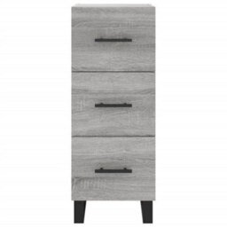 Berkfield Highboard Grey Sonoma 34.5X34X180 Cm Engineered Wood - thumbnail 6