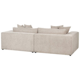 Beliani Sofa 3 Seater Glorvika Ii Fabric Taupe - thumbnail 5