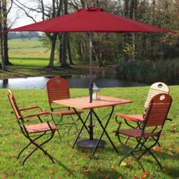 Costway Patio Outdoor Umbrella Stand Classic Round Parasol Stand Holder - thumbnail 5