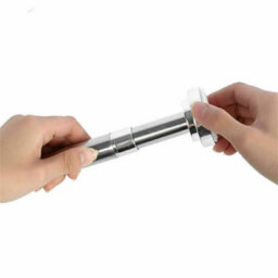 Heavy Duty Extendable Telescopic Shower Curtain Pole Rail Rod Bath 125-220Cm - thumbnail 4