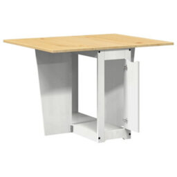 Walplus Butterfly Dining Table Foldable Corona White Solid Wood Pine - thumbnail 7