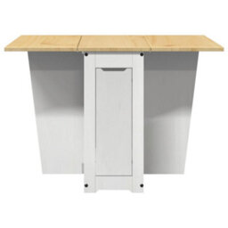 Walplus Butterfly Dining Table Foldable Corona White Solid Wood Pine - thumbnail 4