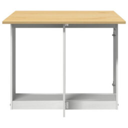 Walplus Butterfly Dining Table Foldable Corona White Solid Wood Pine - thumbnail 5
