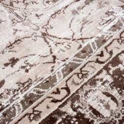 The Rugs Montana Brown And Beige Traditional Area Rug And Runner Soft Durable Easy Clean Living Room Bedroom 4070Bg - thumbnail 3