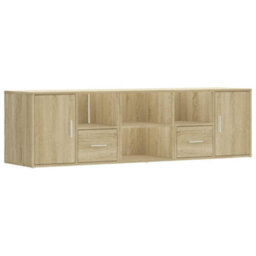 Berkfield Corner Cabinet Sonoma Oak 160X40X45 Cm Engineered Wood - thumbnail 2