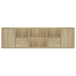 Berkfield Corner Cabinet Sonoma Oak 160X40X45 Cm Engineered Wood - thumbnail 4
