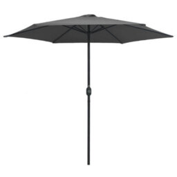 Walplus Garden Parasol With Aluminium Pole 270X246 Cm Anthracite - thumbnail 2