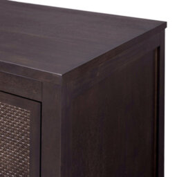 Teamson Home Hatteras Chest Of Drawers 5 Drawer Bedroom Dresser, Espresso - thumbnail 9