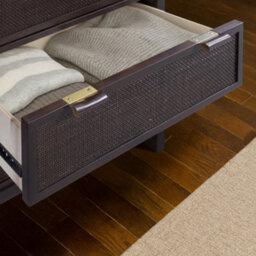 Teamson Home Hatteras Chest Of Drawers 5 Drawer Bedroom Dresser, Espresso - thumbnail 4