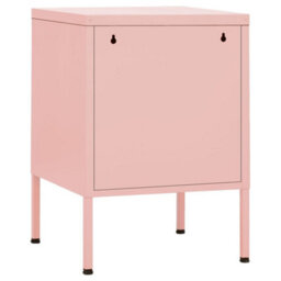 Berkfield Nightstands 2 Pcs Pink 35X35X51 Cm Steel - thumbnail 5